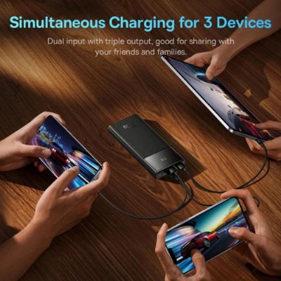 Baseus Star Lord Overseas Edition Siyah 10000 mAh Hızlı Şarj Powerbank