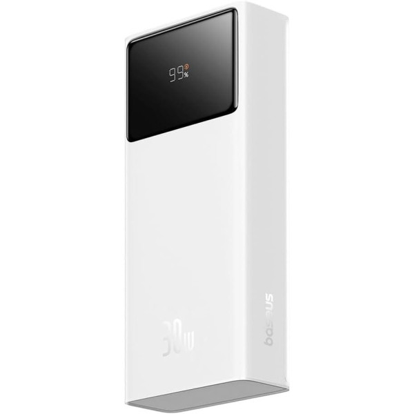 Baseus Star Lord 30 W Beyaz 20000 mAh Hızlı Şarj Powerbank Teşhir