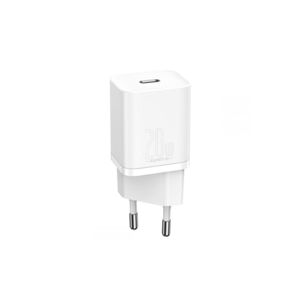 Baseus Super Si 20 W Beyaz Lightning Kablolu Hızlı Şarj Aleti Outlet
