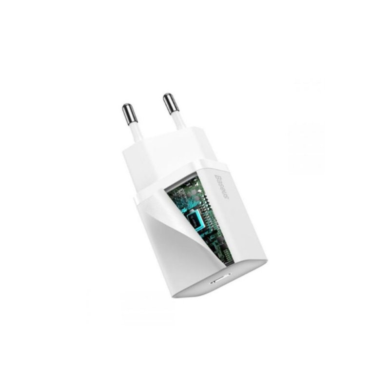 Baseus Super Si 20 W Beyaz Lightning Kablolu Hızlı Şarj Aleti Outlet