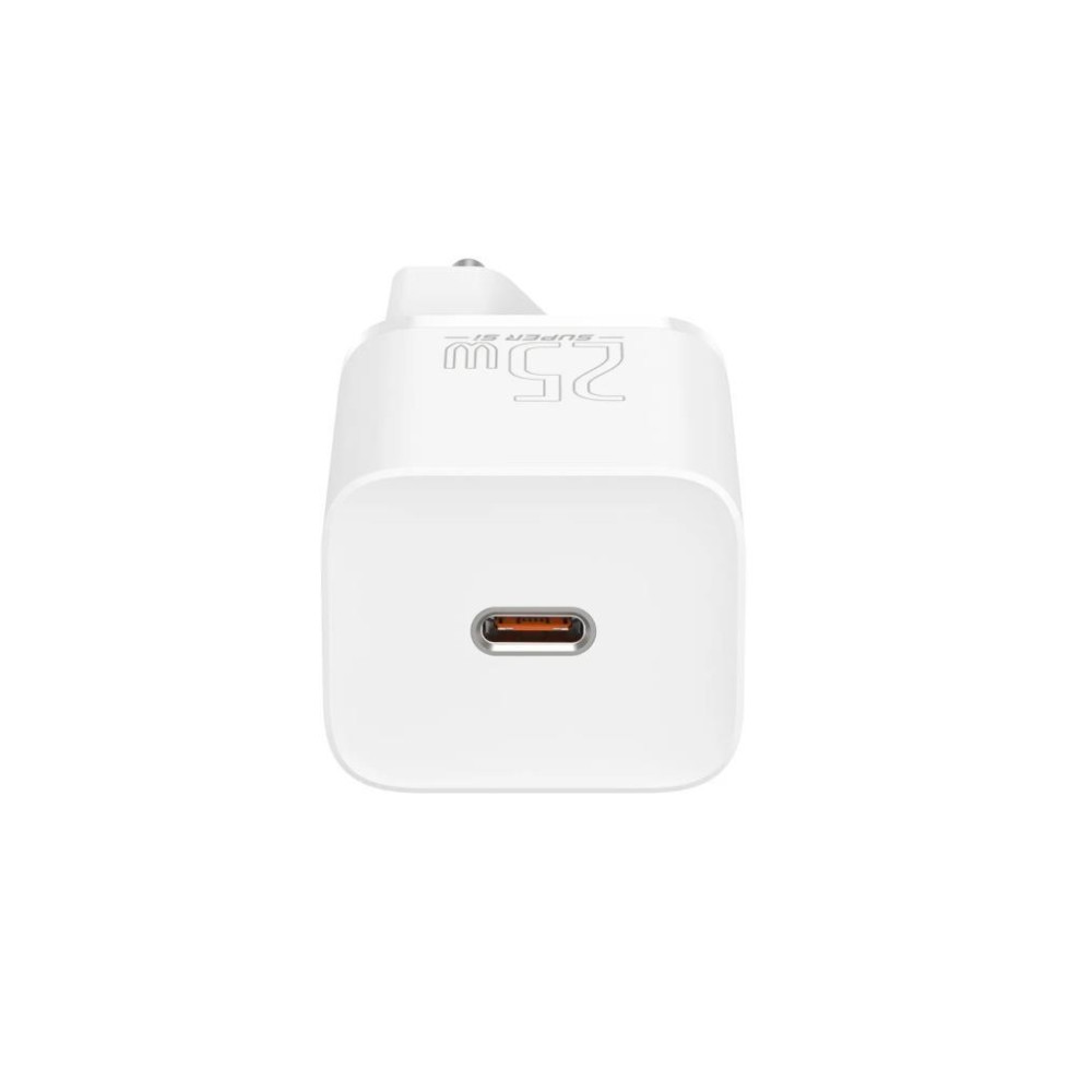Baseus Super Si PD 25 W Beyaz Type-C Kablolu Hızlı Şarj Aleti Teşhir