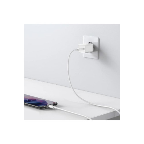 Baseus Super Si PD 25 W Beyaz Type-C Kablolu Hızlı Şarj Aleti Teşhir