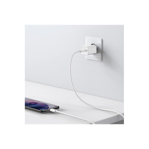Baseus Super Si PD 25 W Beyaz Type-C Kablolu Hızlı Şarj Aleti Teşhir