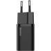 Baseus Super Si PD 25 W Siyah Type-C Kablolu Hızlı Şarj Aleti Teşhir