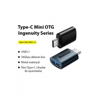 Baseus Ingenuity USB to Type-C Dönüştürücü