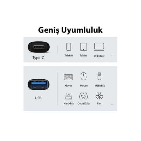 Baseus Ingenuity USB to Type-C Dönüştürücü