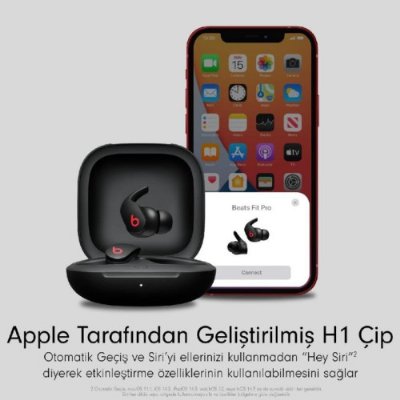 Beats Fit Pro: Gürültü Önleme Özellikli Kulak İçi Kulaklık Siyah