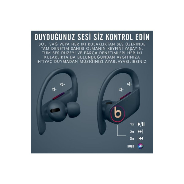 Beats Powerbeats Pro Totally Wireless Kulak İçi Lacivert Bluetooth Kulaklık Outlet