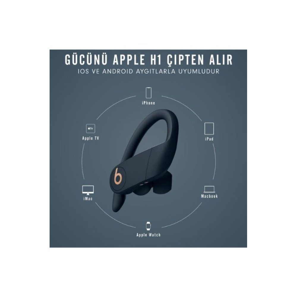Beats Powerbeats Pro Totally Wireless Kulak İçi Lacivert Bluetooth Kulaklık Outlet