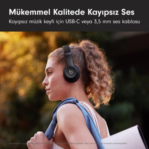 Beats Solo 4 Mat Siyah Kulak Üstü Bluetooth Kulaklık Teşhir