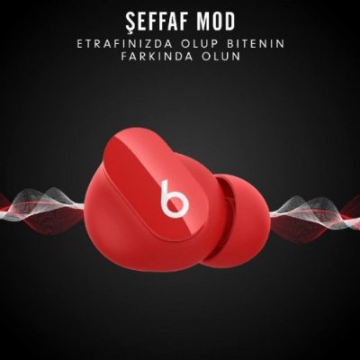 Beats Studio Buds Anc Özellikli Kablosuz Kulaklık Kırmızı 'Outlet