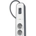 Belkin BSV401VF2M 525 Joule 2 USB'li 4'lü 2 m Akım Korumalı Priz Teşhir