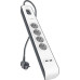 Belkin BSV401VF2M 525 Joule 2 USB'li 4'lü 2 m Akım Korumalı Priz Teşhir