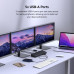 Belkin 85W Güç Dağıtımlı Üçlü 4K Ekran için 3 HDMI Bağlantı Noktası, 2 DisplayPort