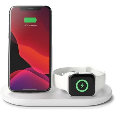 Belkin WIZ001VFWH Beyaz 3in1 Kablosuz Şarj Aleti Teşhir