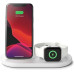 Belkin WIZ001VFWH Beyaz 3in1 Kablosuz Şarj Aleti Teşhir