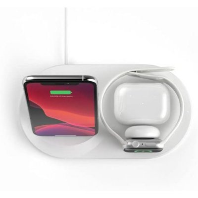 Belkin WIZ001VFWH Beyaz 3in1 Kablosuz Şarj Aleti Teşhir