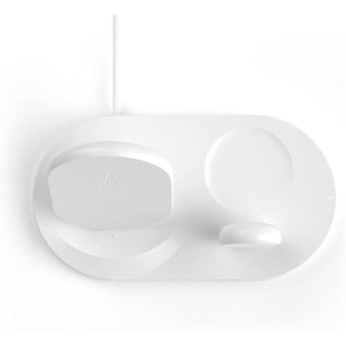Belkin WIZ001VFWH Beyaz 3in1 Kablosuz Şarj Aleti Teşhir