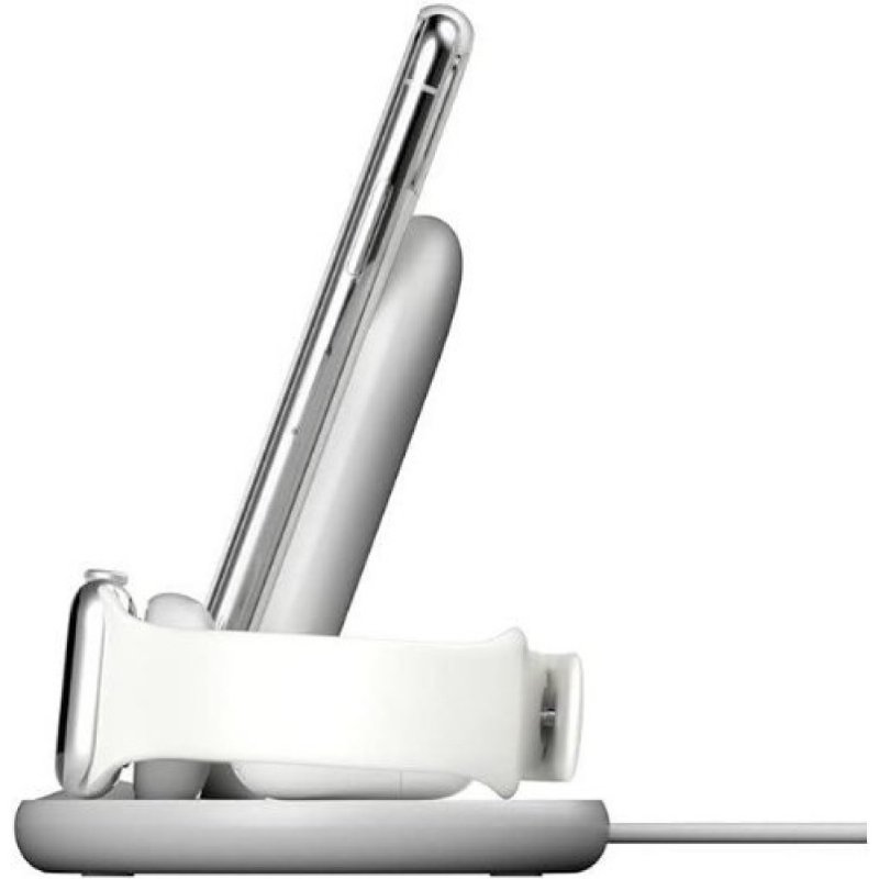 Belkin WIZ001VFWH Beyaz 3in1 Kablosuz Şarj Aleti Teşhir