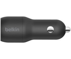 Belkin 24W 2 Port USB Siyah Hızlı Araç Şarj C...