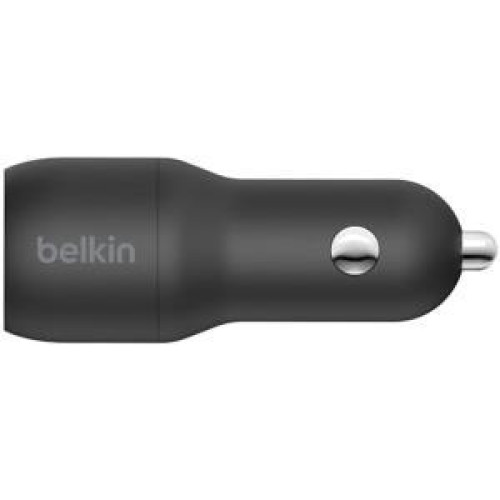 Belkin 24W 2 Port USB Siyah Hızlı Araç Şarj Cihazı Teşhir