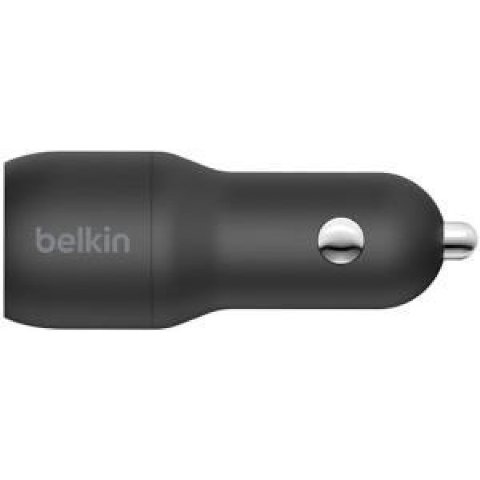 Belkin 24W 2 Port USB Siyah Hızlı Araç Şarj Cihazı Teşh...