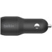 Belkin 24W 2 Port USB Siyah Hızlı Araç Şarj Cihazı Teşhir
