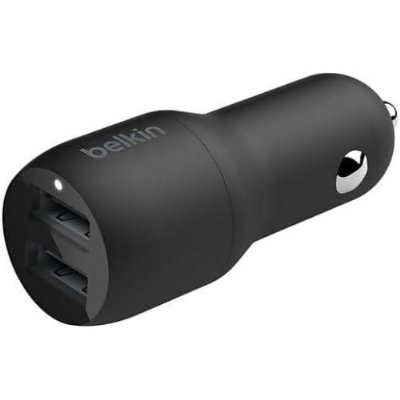 Belkin 24W 2 Port USB Siyah Hızlı Araç Şarj Cihazı Teşhir