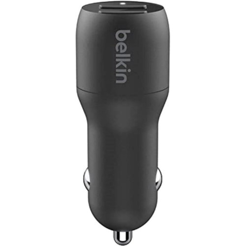 Belkin 24W 2 Port USB Siyah Hızlı Araç Şarj Cihazı Teşhir