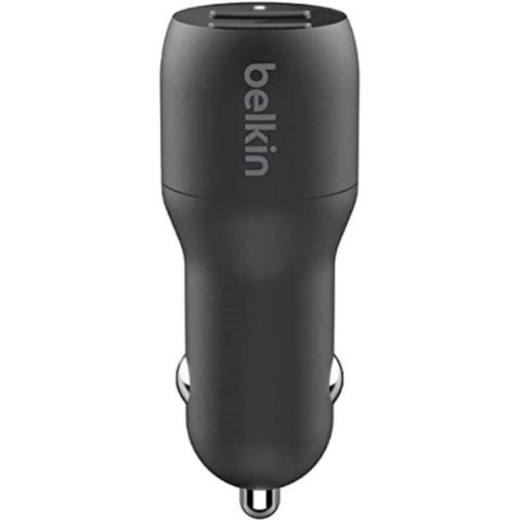 Belkin 24W 2 Port USB Siyah Hızlı Araç Şarj Cihazı Teşhir