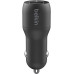 Belkin 24W 2 Port USB Siyah Hızlı Araç Şarj Cihazı Teşhir