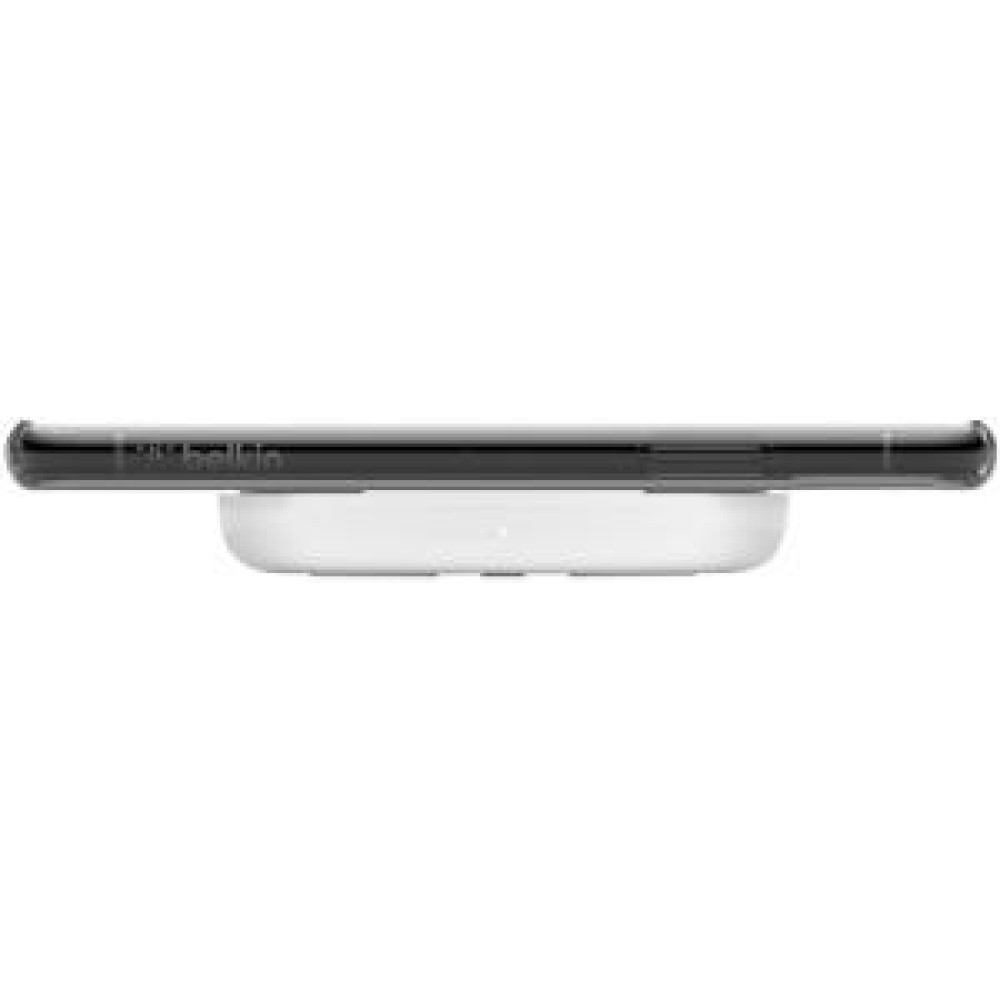 Belkin BoostCharge 10 W, iPhone 15, 14, 13, 12, SE, 11, XS, XR, X,8, Samsung Galaxy, Google Pixel uyumlu Hızlı Kablosuz Şarj Cihazı, Beyaz Outlet