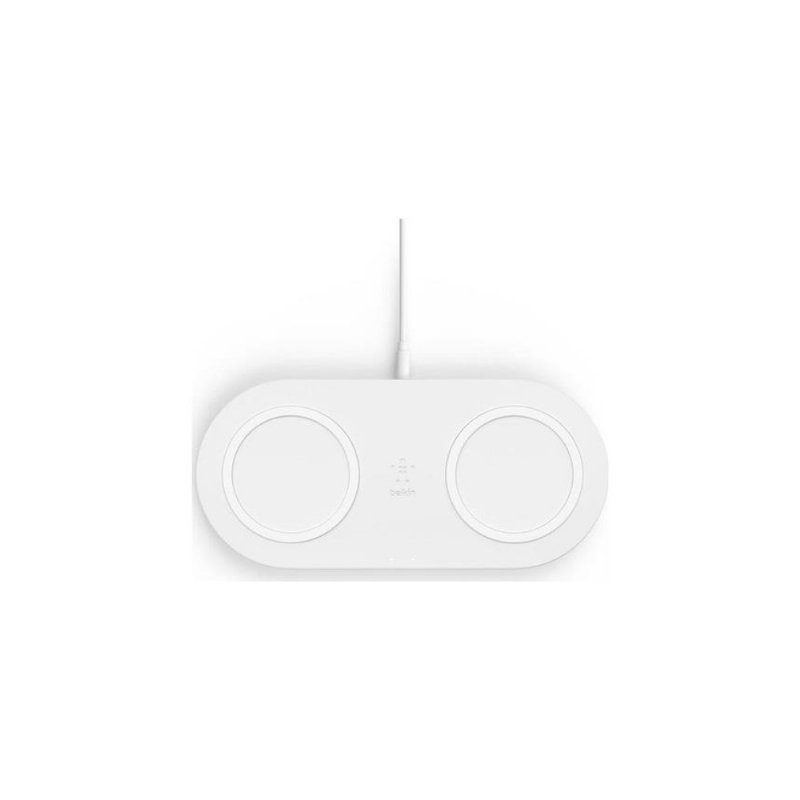Belkin WIZ002VF Dual Beyaz Kablosuz Şarj Aleti Teşhir