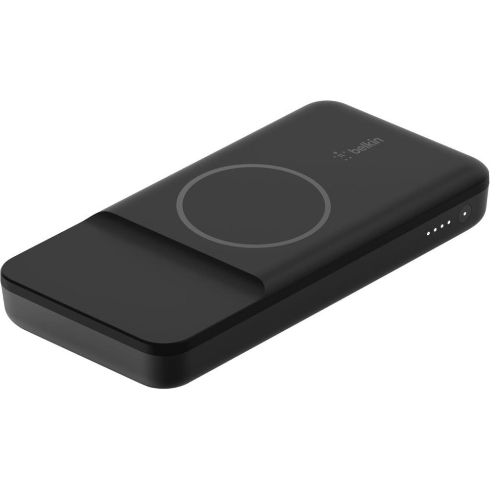 Belkin Manyetik Kablosuz Güç Bankası 10K (MagSafe ile Uyumlu Taşınabilir Şarj Cihazı, 7.5W Kablosuz Şarj ve 18W USB C PD Giriş/Çıkış Bağlantı Noktası, USB-C - USB-C Kablosu Dahil) - Siyah Outlet