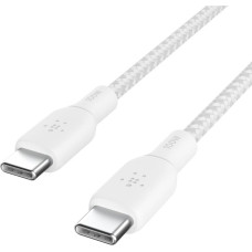 Belkin Örgülü USB-C - USB-C Kablosu 100W 2 Metre Beyaz ...