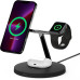 Belkin BoostCharge Pro WIZ009VFBK Siyah 3in1 Kablosuz Hızlı Şarj Aleti Outlet