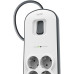 Belkin BSV604VF2M 650 Joule 2 USB'li 6'lı 2 m Akım Korumalı Priz Teşhir