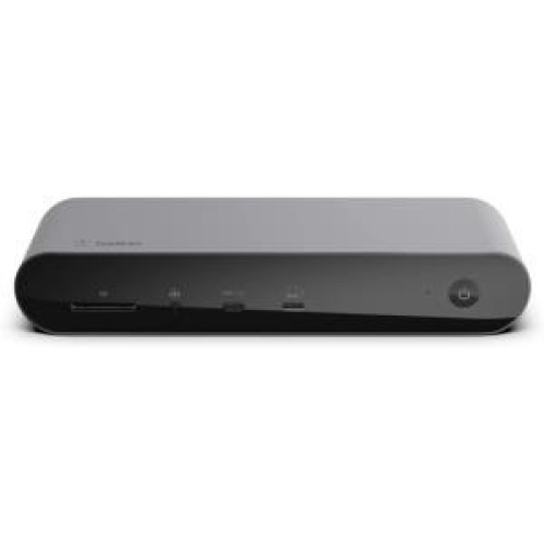 Belkin Thunderbolt 4 Dock Pro, Tek 8K 60hz, Çift 4K Ekran Uyumlu, 2 x Thunderbolt 4 Bağlantı Noktası, 2 x HDMI Bağlantı Noktası, 90W Güç Dağıtım PD, Ses Girişi/Çıkışı Teşhir