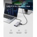 Belkin USB C 4'ü 1 Arada Çok Bağlantı Noktalı Adaptör (4K HDMI, USB-C 100W PD Geçişli Şarj ve Daha Fazlası için 2 x USB A Bağlantı Noktası ile) - Outlet