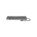 Belkin USB-C Hub, 11'i 1 arada Çoklu Bağlantı Noktalı Adaptör Yuvası, 4K HDMI, DisplayPort, VGA, USB-C ve 100W, Bağlı Cihazdan Şarj Etmek İçin, 3x USB A, Gigabit Ethernet, SD, MicroSD, 3,5 mm Jak Outlet