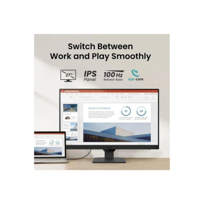 BenQ GW2790 27" 5 ms Full HD IPS 100 Hz Monitör Outlet