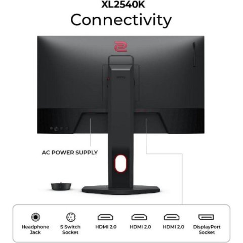 BenQ Zowie XL2540K 24.5" 0.5 ms Full HD 240 Hz Oyuncu Monitörü Outlet