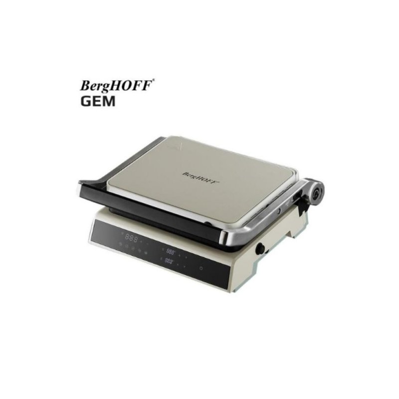 Berghoff Gem Retro 2000 W Vanilya Krem Izgara ve Tost Makinesi Outlet