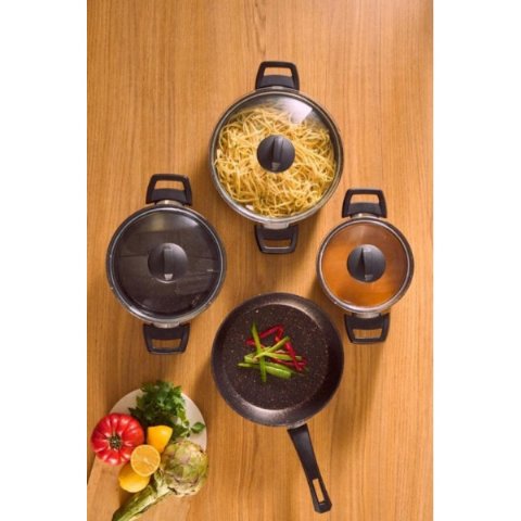 Karaca Bio Granit Blackgold New 7 Parça Outlet