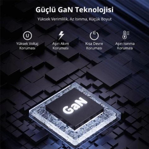 Bix BX65GD 65 W PD Şarj Adaptörü Teşhir