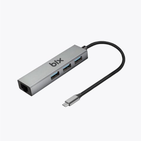 Bix Bxc06hb Type-c'den 3 Bağlantı Noktalı Gigabit Ether...