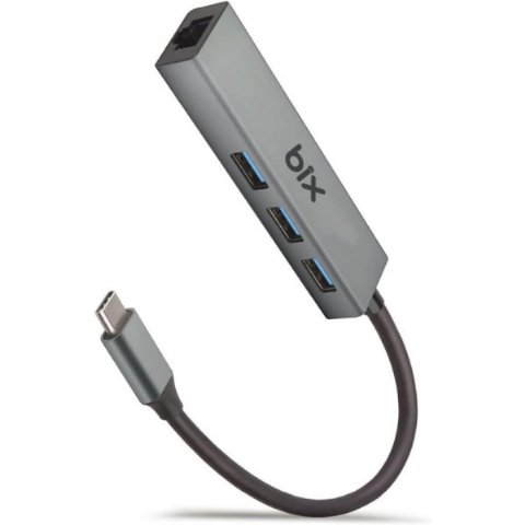 Bix Bxc06hb Type-c'den 3 Bağlantı Noktalı Gigabit Ethernet Usb 3.2 Hub - Teşhir
