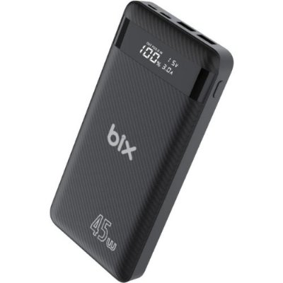 Bix PB202 Siyah 20000 mAh Hızlı Şarj Powerbank - Teşhir
