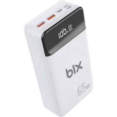 Bix PB301 Beyaz 30000 mAh Hızlı Şarj Powerbank Outlet