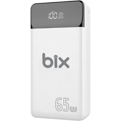 Bix PB301 Beyaz 30000 mAh Hızlı Şarj Powerbank Outlet